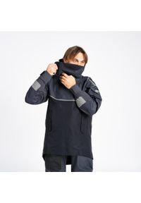 Decathlon - Kangurka długa żeglarska męska Tribord Offshore PRO Series. Kolor: szary, wielokolorowy, czarny. Materiał: tkanina, materiał, neopren, polar. Długość: długie #2