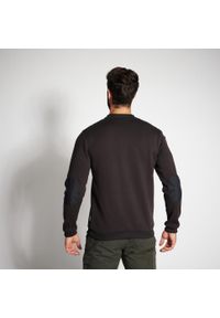 SOLOGNAC - Sweter Solognac 500. Kolor: czarny. Materiał: poliester, elastan, tkanina, prążkowany, materiał, poliamid. Sport: outdoor #2