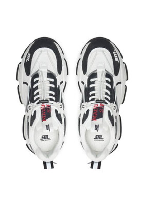 Steve Madden Sneakersy Vault 2 SM11003461 Biały. Kolor: biały. Materiał: materiał