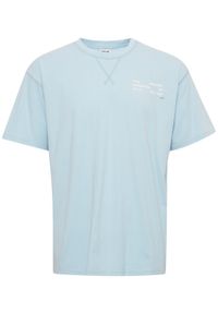 !SOLID - Solid T-Shirt 21107521 Niebieski Regular Fit. Kolor: niebieski. Materiał: bawełna
