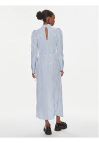 Hugo - HUGO Sukienka codzienna Kasera-1 50515220 Błękitny Regular Fit. Okazja: na co dzień. Kolor: niebieski. Materiał: wiskoza. Typ sukienki: proste. Styl: casual #3