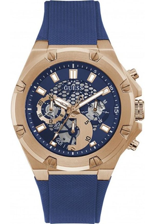 Zegarek Guess Zegarek męski Guess GW0334G3 niebieski. Kolor: niebieski