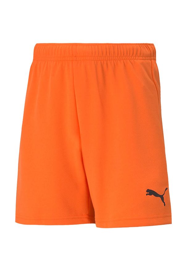 Spodenki dla dzieci Puma teamRISE Short Jr. Kolor: wielokolorowy, pomarańczowy, czarny
