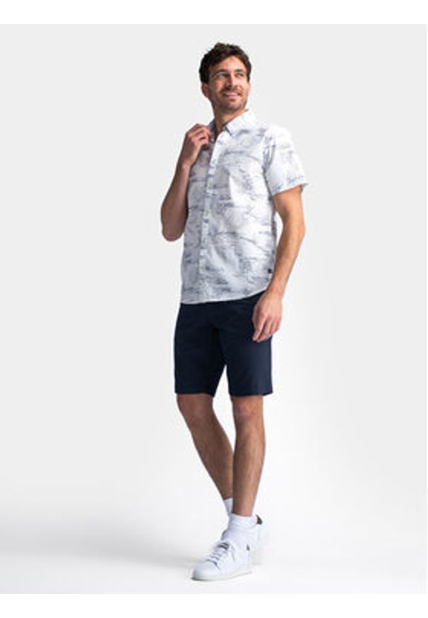 Petrol Industries Koszula M-1040-SIS419 Biały Slim Fit. Kolor: biały. Materiał: bawełna