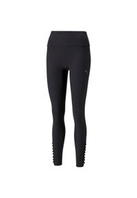 Sportowe Legginsy Puma Studio Trend - Komfort i Wydajność. Kolor: fioletowy. Sport: fitness