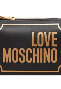 Love Moschino - LOVE MOSCHINO Torebka JC4353PP0IK1100A Czarny. Kolor: czarny. Materiał: skórzane