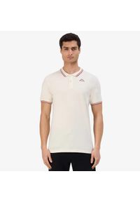 Polo Kappa Logo Korpo Ezio 2. Typ kołnierza: polo. Kolor: czerwony, biały, wielokolorowy