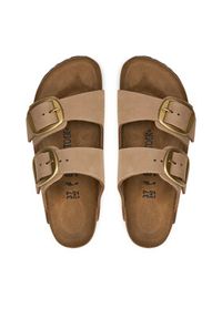 Birkenstock Klapki Arizona Big Buckle 1024064 Beżowy. Kolor: beżowy. Materiał: skóra, nubuk #3