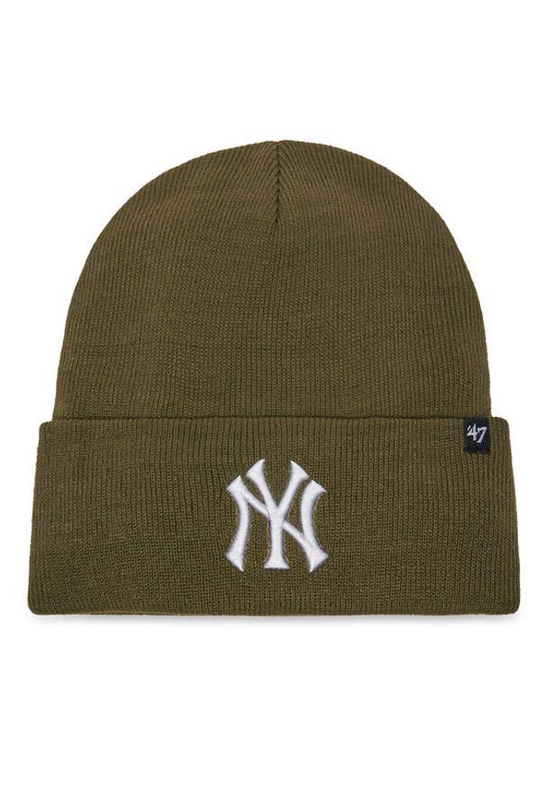 47 Brand Czapka MLB New York Yankees Haymaker '47 B-HYMKR17ACE Beżowy. Kolor: beżowy. Materiał: akryl, materiał