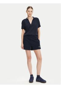 TOMMY HILFIGER - Tommy Hilfiger Polo WW0WW44512 Granatowy Relaxed Fit. Typ kołnierza: polo. Kolor: niebieski. Materiał: bawełna, lyocell #3