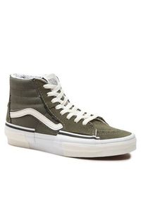 Vans Tenisówki Sk8-Hi Reconst VN0005UKOLO1 Zielony. Kolor: zielony. Materiał: zamsz, skóra #5