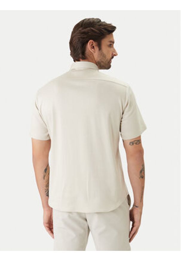 BOSS Koszula ST Motion 50555951 Beżowy Regular Fit. Kolor: beżowy. Materiał: bawełna