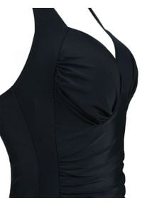 TOP SECRET - Jednoczęściowy kostium kąpielowy damski. Kolor: czarny. Materiał: materiał, tkanina #8