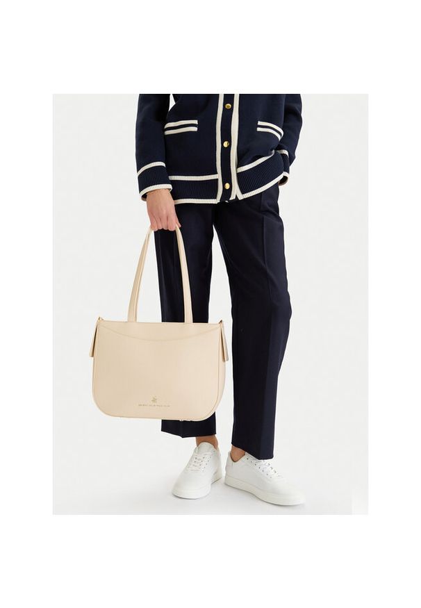Torebka Beverly Hills Polo Club. Kolor: beżowy