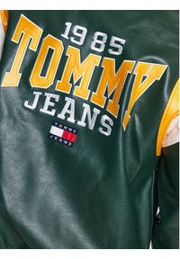 Tommy Jeans Kurtka bomber DM0DM16627 Zielony Relaxed Fit. Kolor: zielony. Materiał: skóra #4