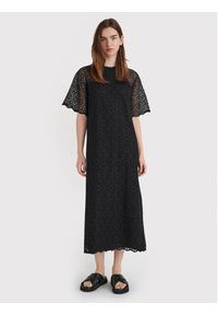 InWear Sukienka letnia Jasmin 30107302 Czarny Loose Fit. Kolor: czarny. Materiał: bawełna. Sezon: lato #9