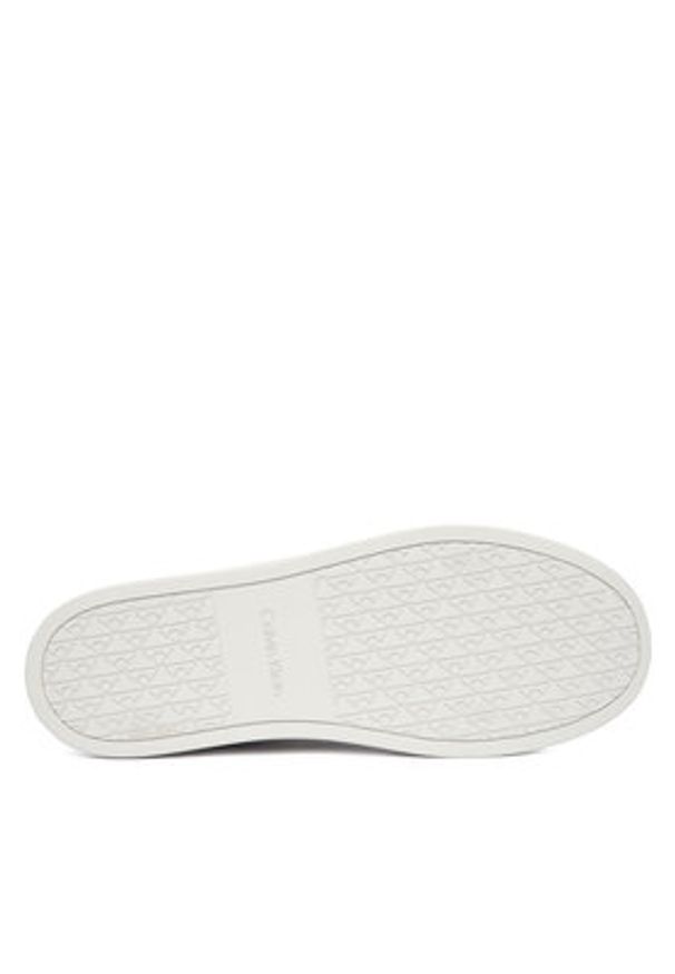 Calvin Klein Sneakersy Classic Cupsole Laceup Lth YM0YM01435 Biały. Kolor: biały. Materiał: skóra