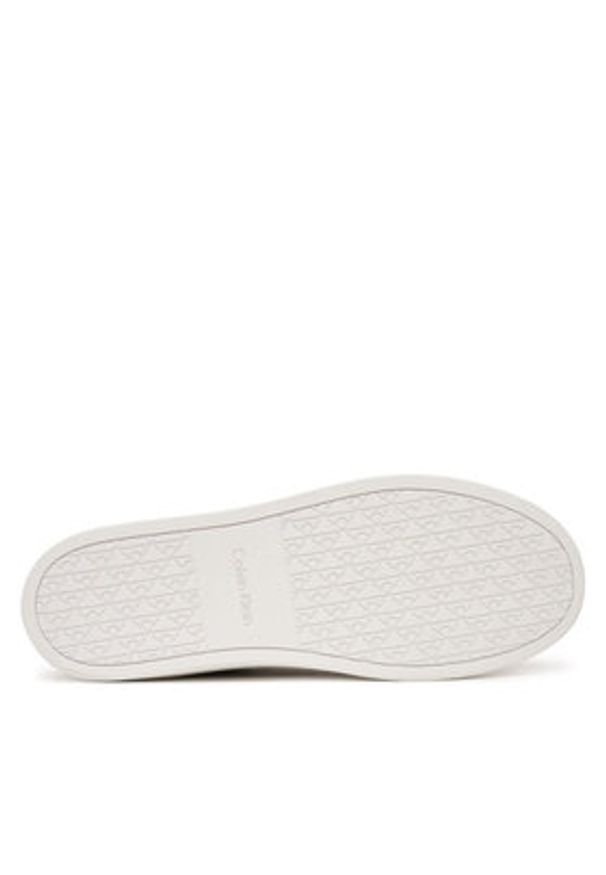 Calvin Klein Sneakersy Classic Cupsole Laceup Su YM0YM01434 Beżowy. Kolor: beżowy. Materiał: skóra, zamsz