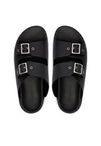 Karl Lagerfeld - KARL LAGERFELD Klapki Kaia KL81506 Czarny. Kolor: czarny. Materiał: skóra #3