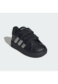 Adidas - adidas Sneakersy Grand Court 3.0 Shoes Infants KI7188 Czarny. Kolor: czarny. Materiał: skóra #3