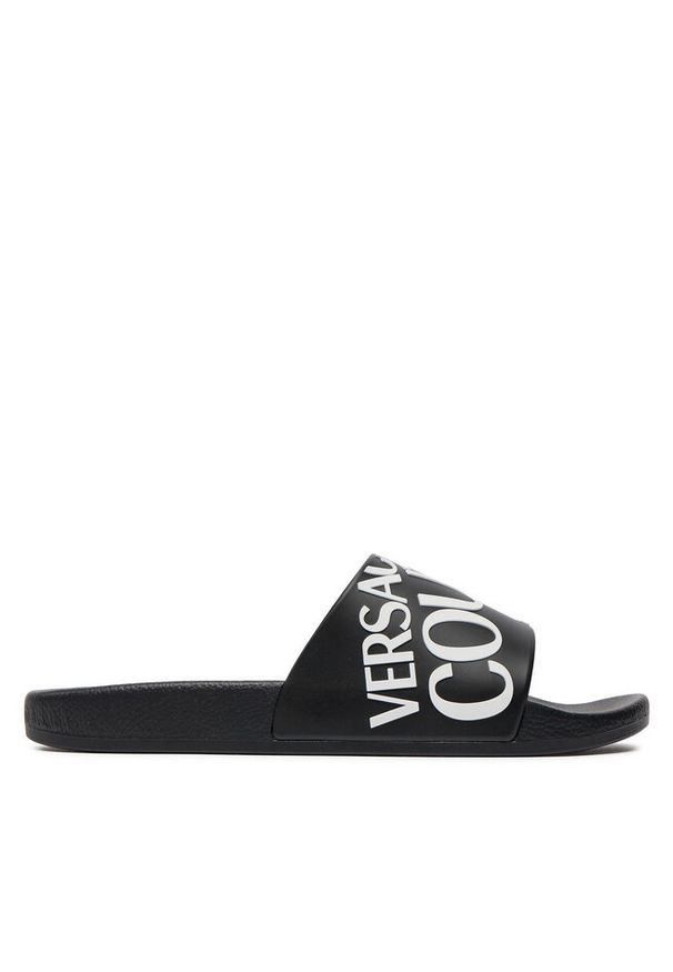 Klapki Versace Jeans Couture. Kolor: czarny