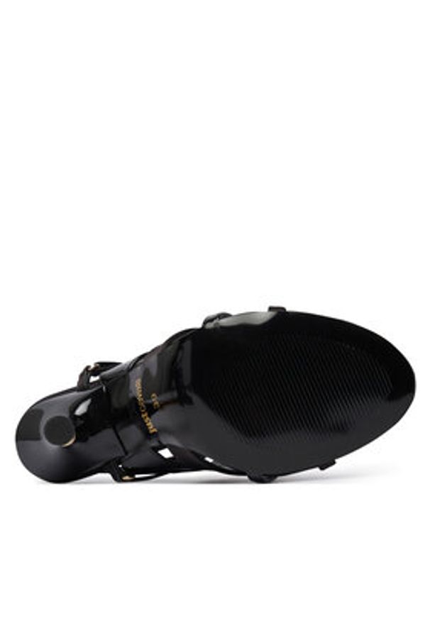 Just Cavalli Sandały 80RA3S50 ZSE62 Czarny. Kolor: czarny. Materiał: materiał