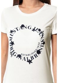 Mustang - MUSTANG T SHIRT DAMSKI Alexia C Print 1008944 2020. Wzór: nadruk