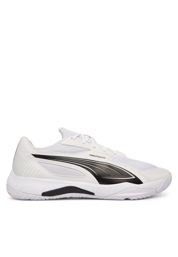Puma Buty halowe Solarflash III 107850 05 Biały. Kolor: biały. Materiał: skóra