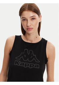 Kappa Top Logo Gria 382129W Czarny Regular Fit. Kolor: czarny. Materiał: syntetyk, bawełna #3