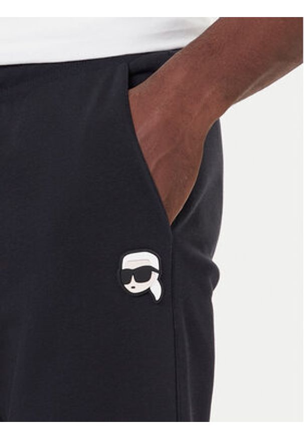 Karl Lagerfeld - KARL LAGERFELD Spodnie dresowe 705713 554910 Granatowy Slim Fit. Kolor: niebieski. Materiał: bawełna