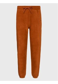 Brixton Spodnie dresowe Weekender 22330 Pomarańczowy Regular Fit. Kolor: pomarańczowy. Materiał: syntetyk #1