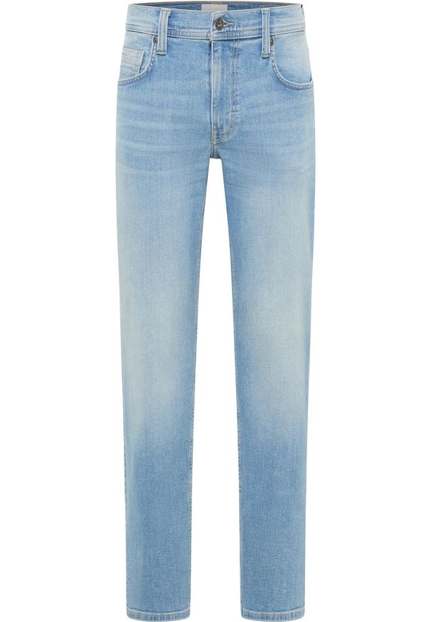 Męskie Spodnie Jeansowe Mustang Style Washington Straight Denim Blue 1014877 5000 313