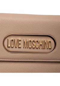 Love Moschino - LOVE MOSCHINO Torebka JC4403PP0FKP0209 Beżowy. Kolor: beżowy. Materiał: skórzane