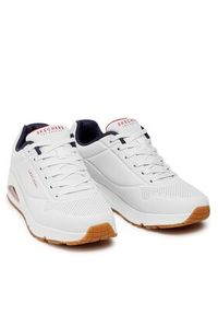 skechers - Skechers Sneakersy Uno Stand On Air 52458/WNVR Biały. Kolor: biały. Materiał: skóra #5