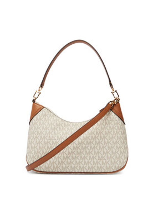 MICHAEL Michael Kors Torebka 32S6GJ6W8B Beżowy jasny. Kolor: beżowy. Materiał: skórzane