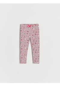 Reserved - Bawełniane legginsy My Melody - fioletowy. Kolor: fioletowy. Materiał: bawełna #1