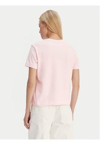 Calvin Klein T-Shirt LV044C905G Różowy Regular Fit. Kolor: różowy. Materiał: bawełna #4