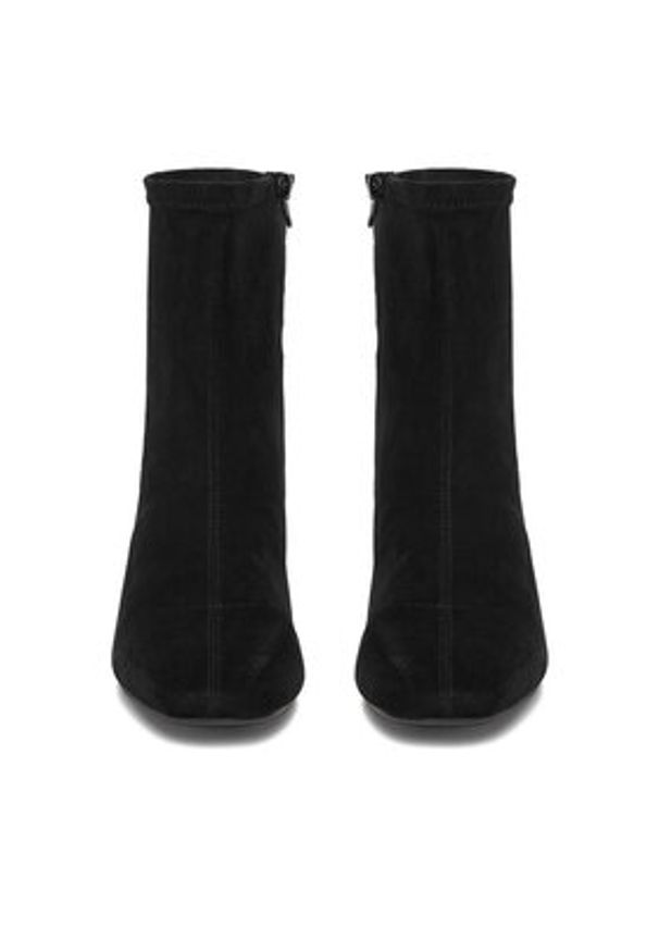 DeeZee Botki W4LD191204 Czarny. Kolor: czarny. Materiał: materiał