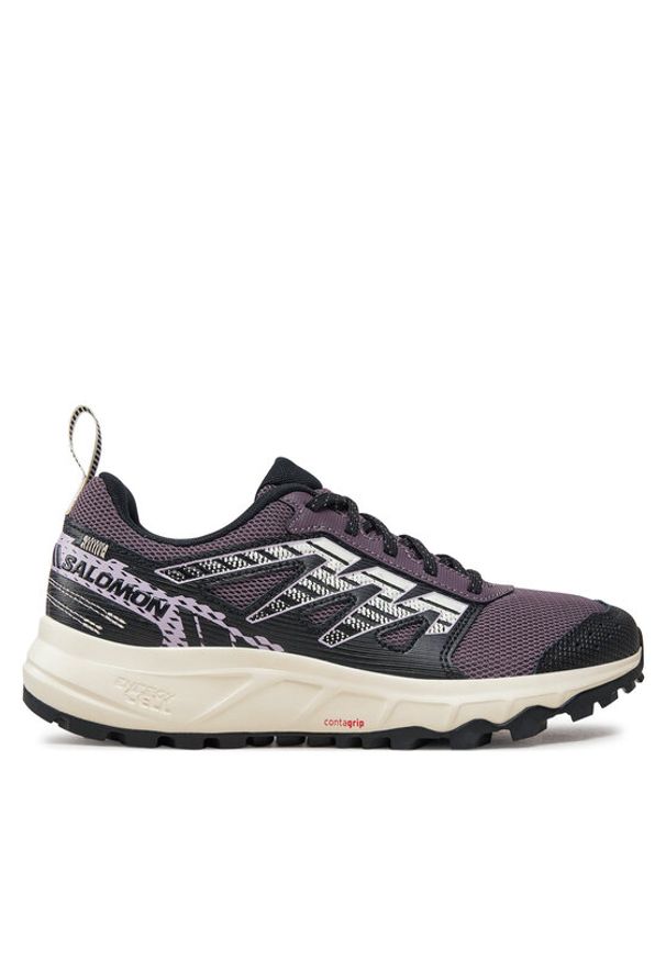 salomon - Salomon Sneakersy Wander L47292900 Fioletowy. Kolor: fioletowy. Materiał: materiał