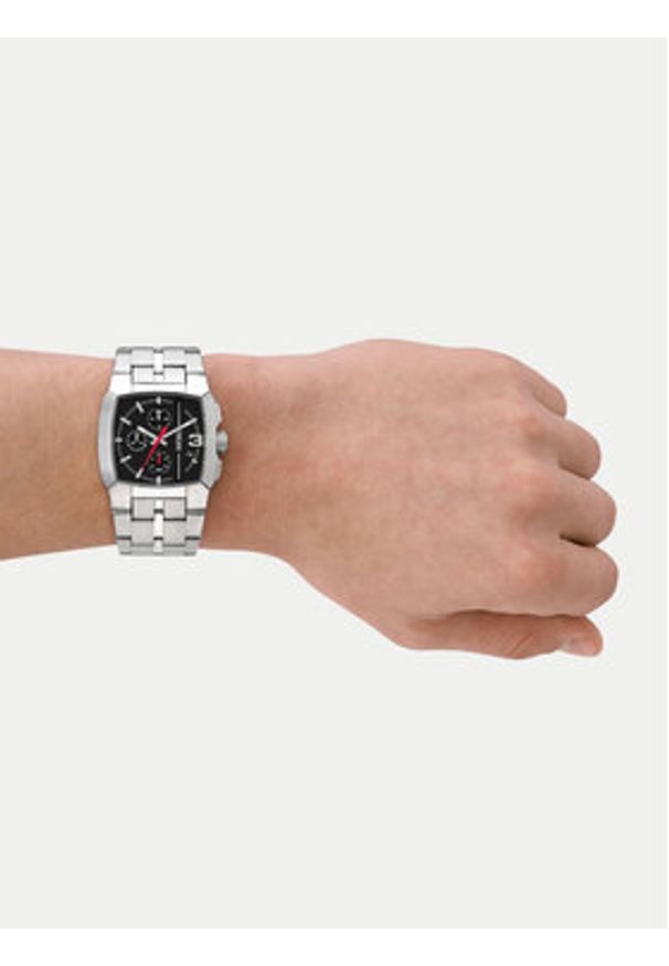 Diesel Zegarek Cliffhanger DZ4661 Srebrny. Kolor: srebrny