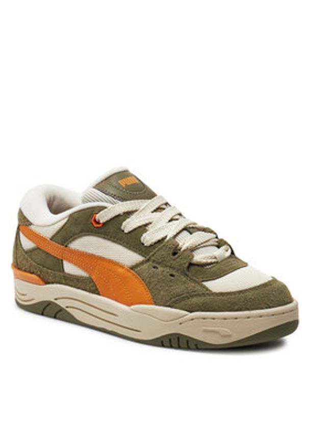 Puma Sneakersy 180 Texture 397313 02 Khaki. Kolor: brązowy. Materiał: zamsz, skóra