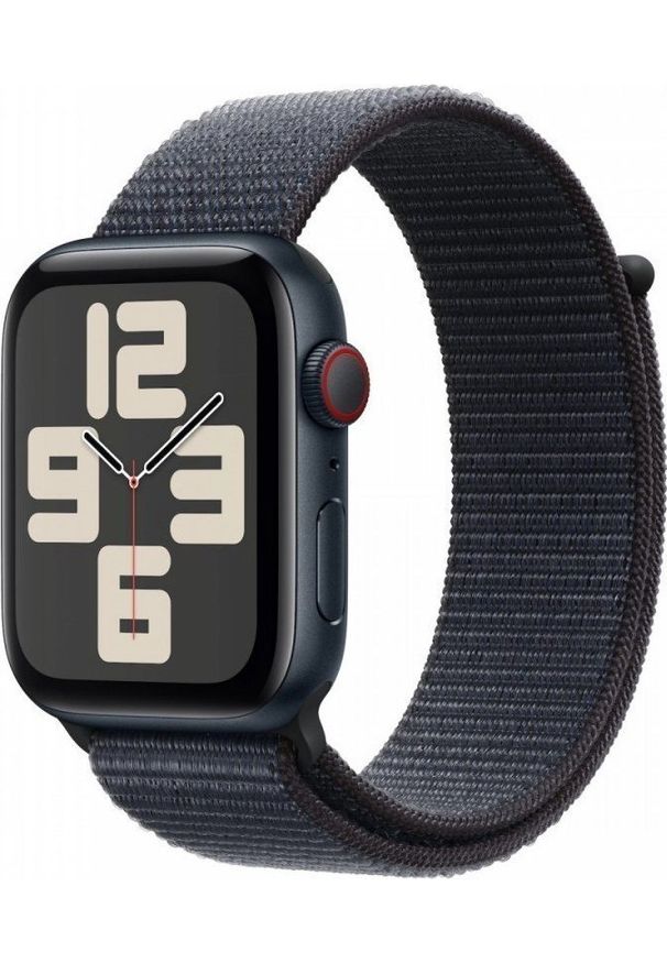 APPLE - Smartwatch Apple Watch SE GPS + Cellular 40mm Midnight Alu Sport Loop Granatowy (MXGA3QF/A). Rodzaj zegarka: smartwatch. Kolor: niebieski. Styl: sportowy