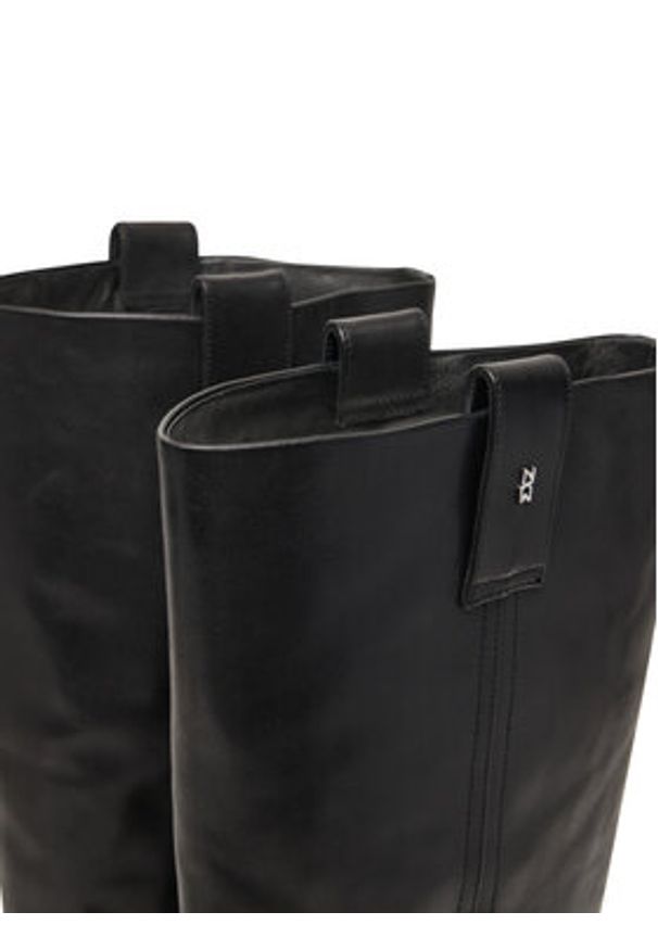 Nokwol Kozaki Jose Czarny. Kolor: czarny. Materiał: skóra