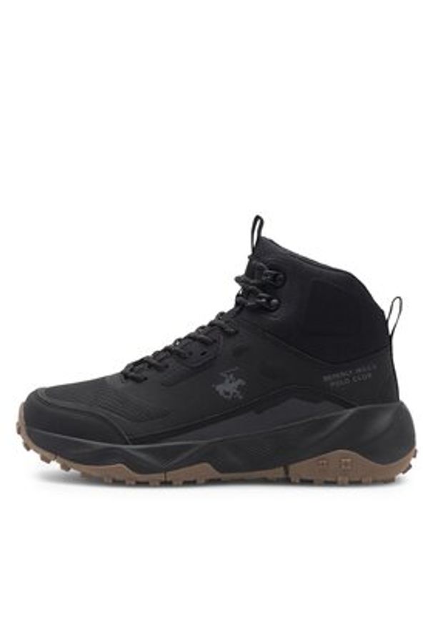 Beverly Hills Polo Club Trapery FREEDOM-01 Czarny. Kolor: czarny. Materiał: materiał