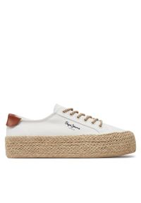 Espadryle Pepe Jeans. Kolor: biały