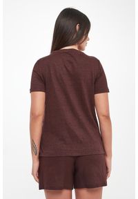 Ecoalf - T-shirt damski lniany Lane ECOALF. Materiał: len #4