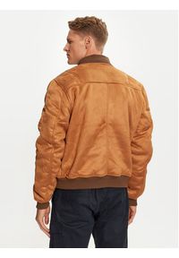 Alpha Industries Kurtka bomber 148122 Brązowy Regular Fit. Kolor: brązowy. Materiał: syntetyk