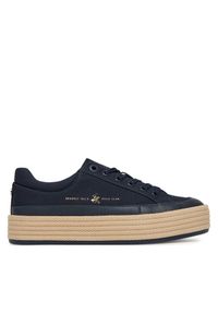 Sneakersy Beverly Hills Polo Club. Kolor: niebieski