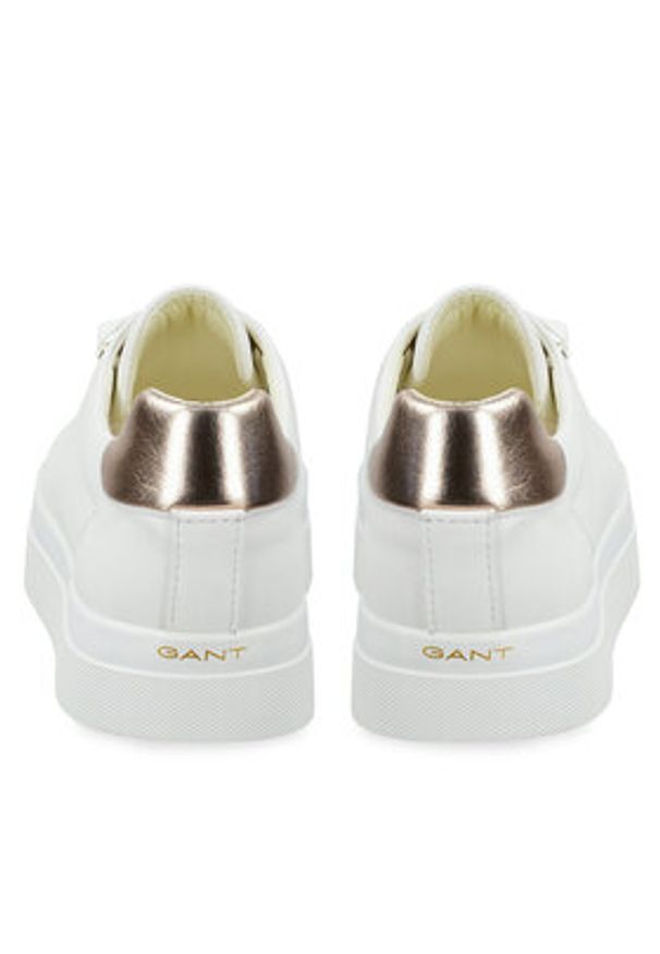GANT - Gant Sneakersy 32531170 Biały. Kolor: biały. Materiał: skóra