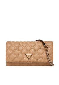 Guess Torebka Giully II Mini HWQG96 73750 Beżowy. Kolor: beżowy. Materiał: skórzane